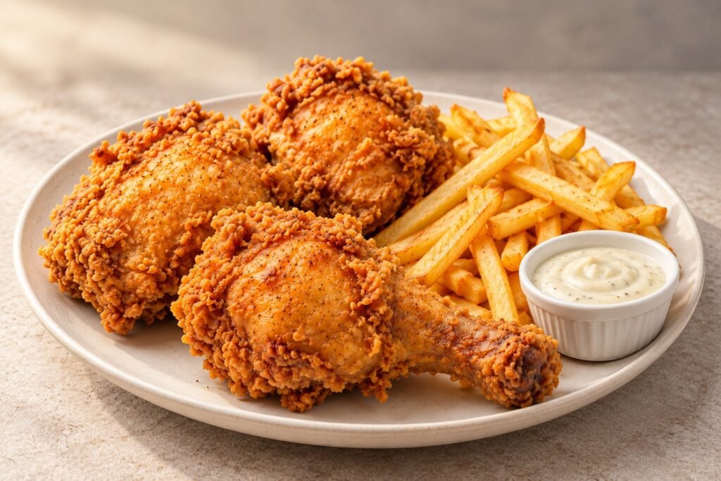 Chicken Broast with Fries