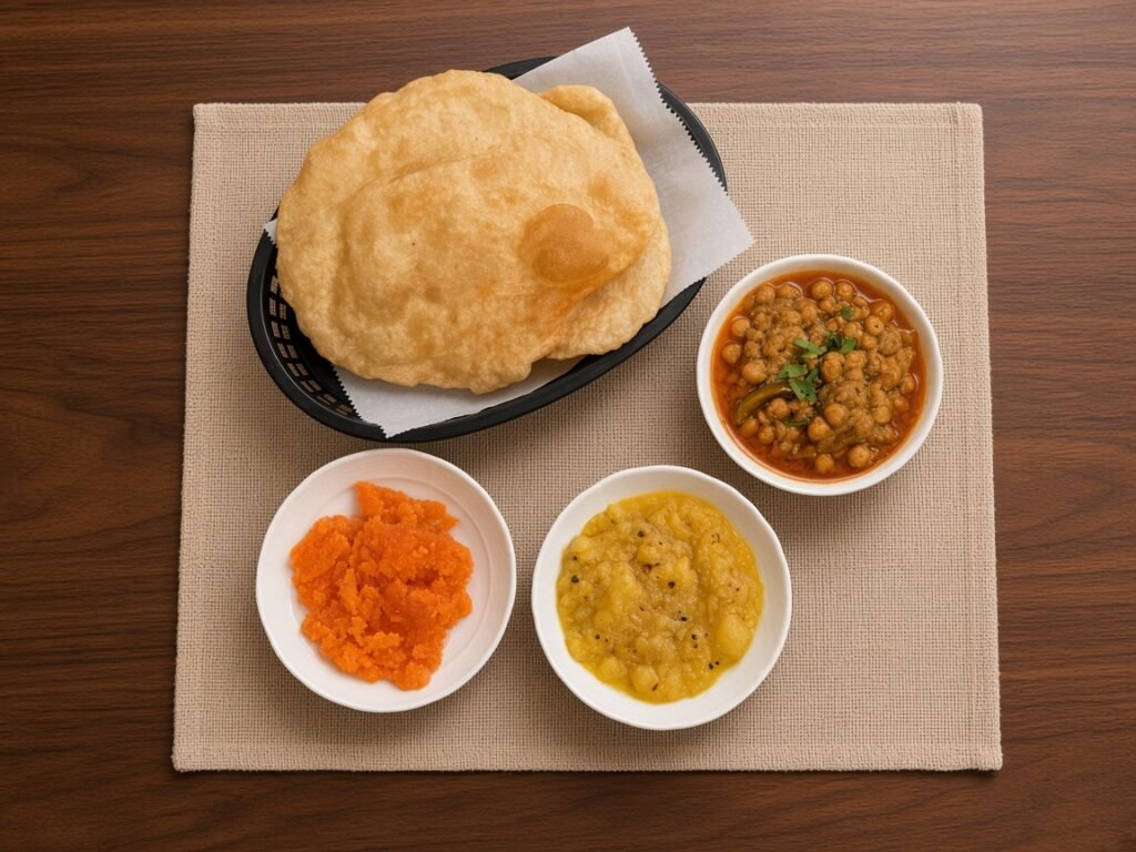 Halwa Puri Platter